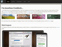 Tablet Screenshot of jonathancraddock.com
